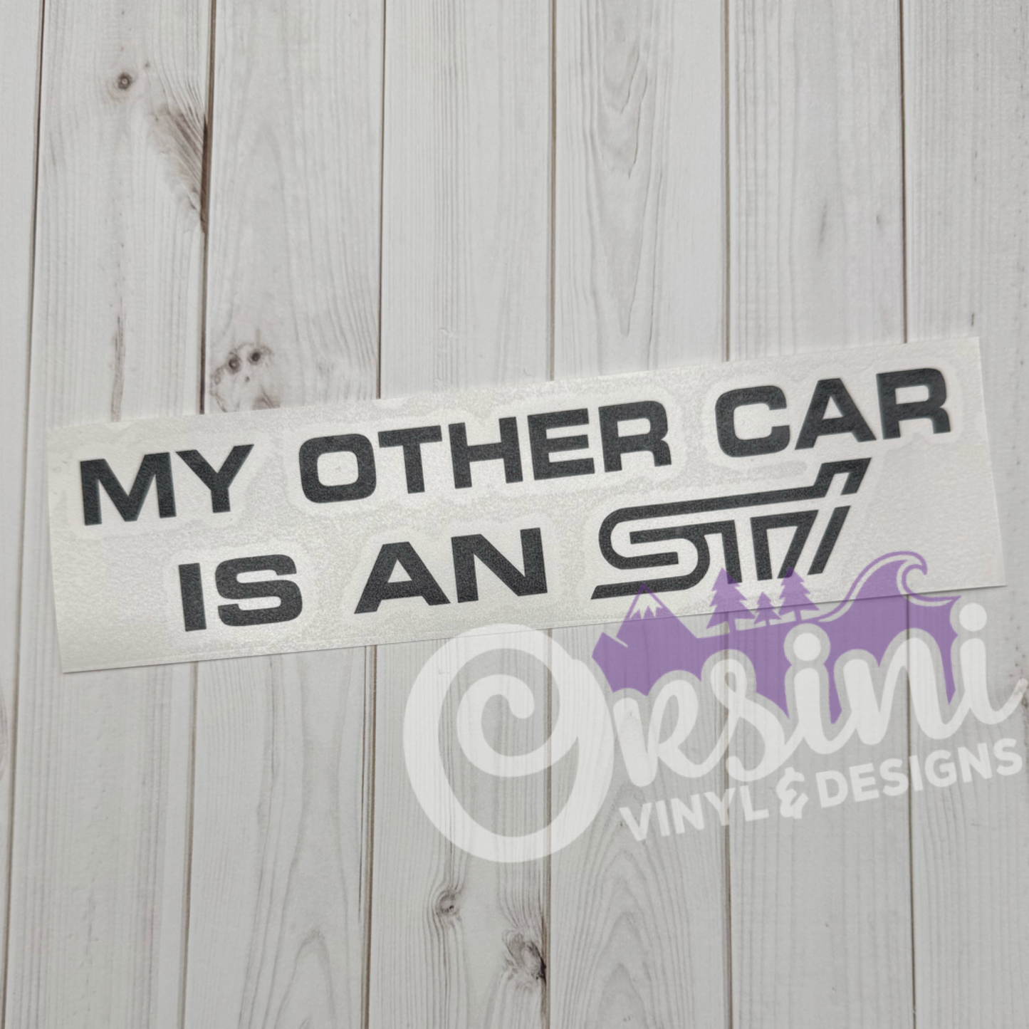 * My Other Car Is An STi Decals (x2)