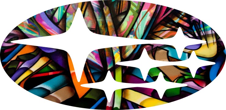 * Graffiti (Printed Vinyl) Emblem Overlay Decal Set