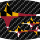 Maryland Stars Emblem Overlay Decal Set