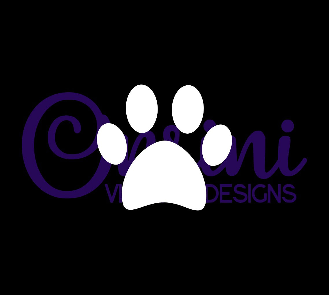 * Paw Print Decals (x2)