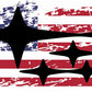 US Flag (Red, White & Blue) Emblem Overlay Decal Set