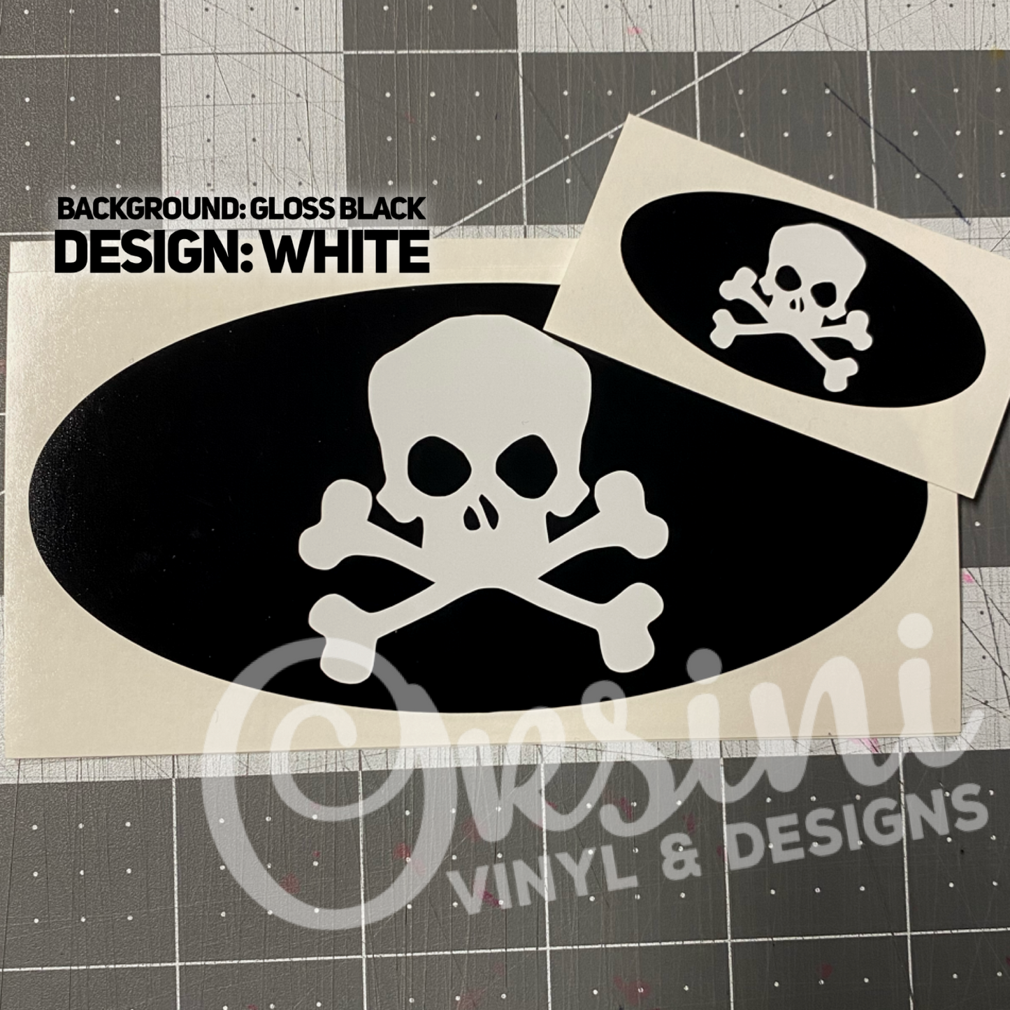* Skull Emblem Overlay Decal Decal Set
