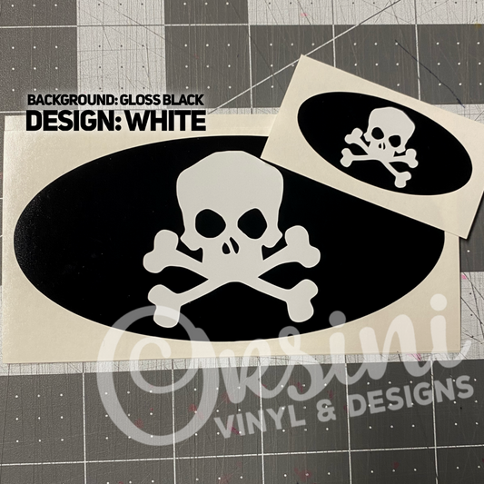 Skull Emblem Overlay Decal Set