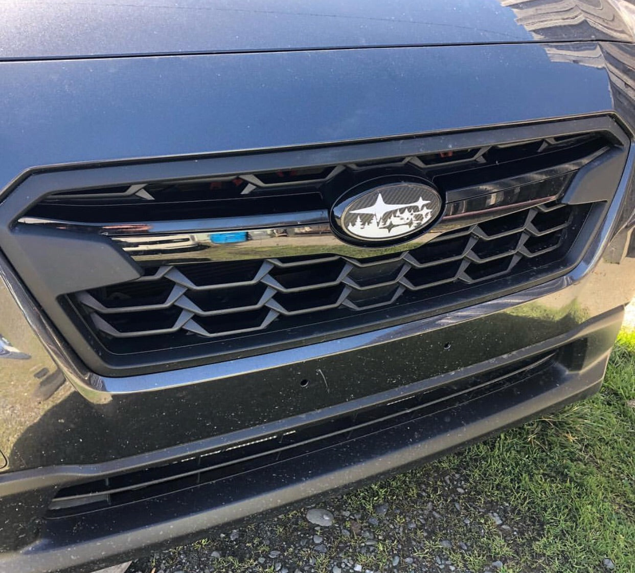 * 2018-2020 Crosstrek Grille Winglet OVERLAYS