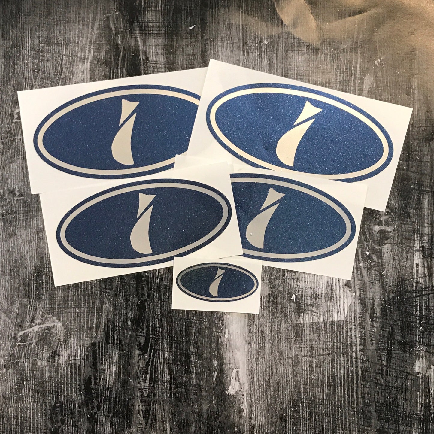 * Impreza i Logo Emblem Overlay Decal Set