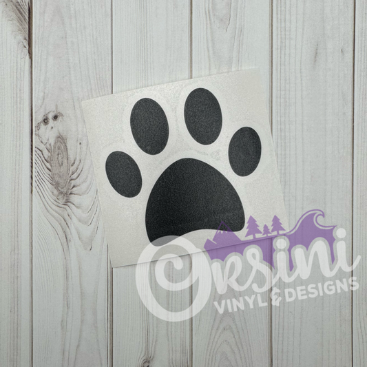 * Paw Print Decals (x2)