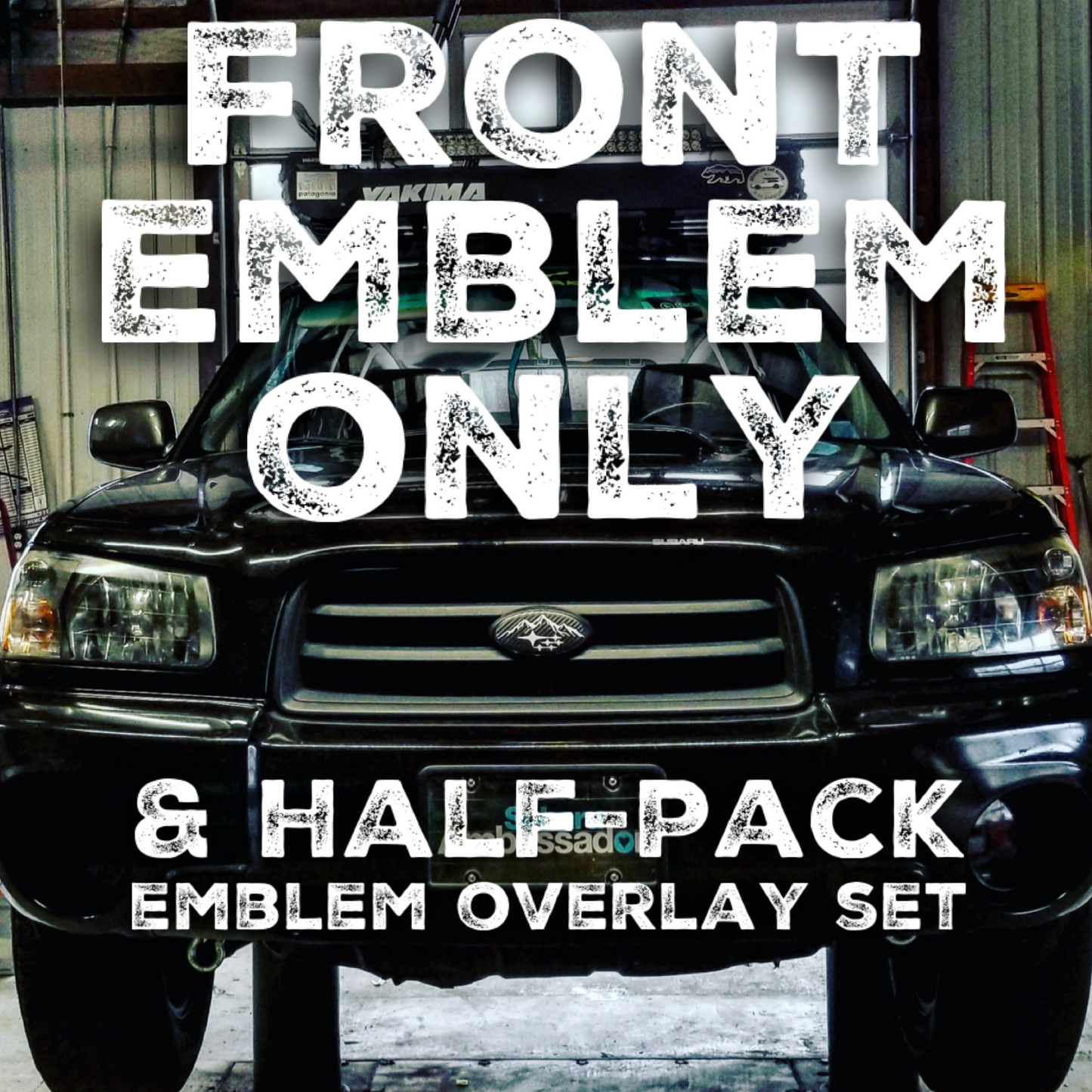 * Half Pack / Front Emblem Only Emblem Overlay Decal Set