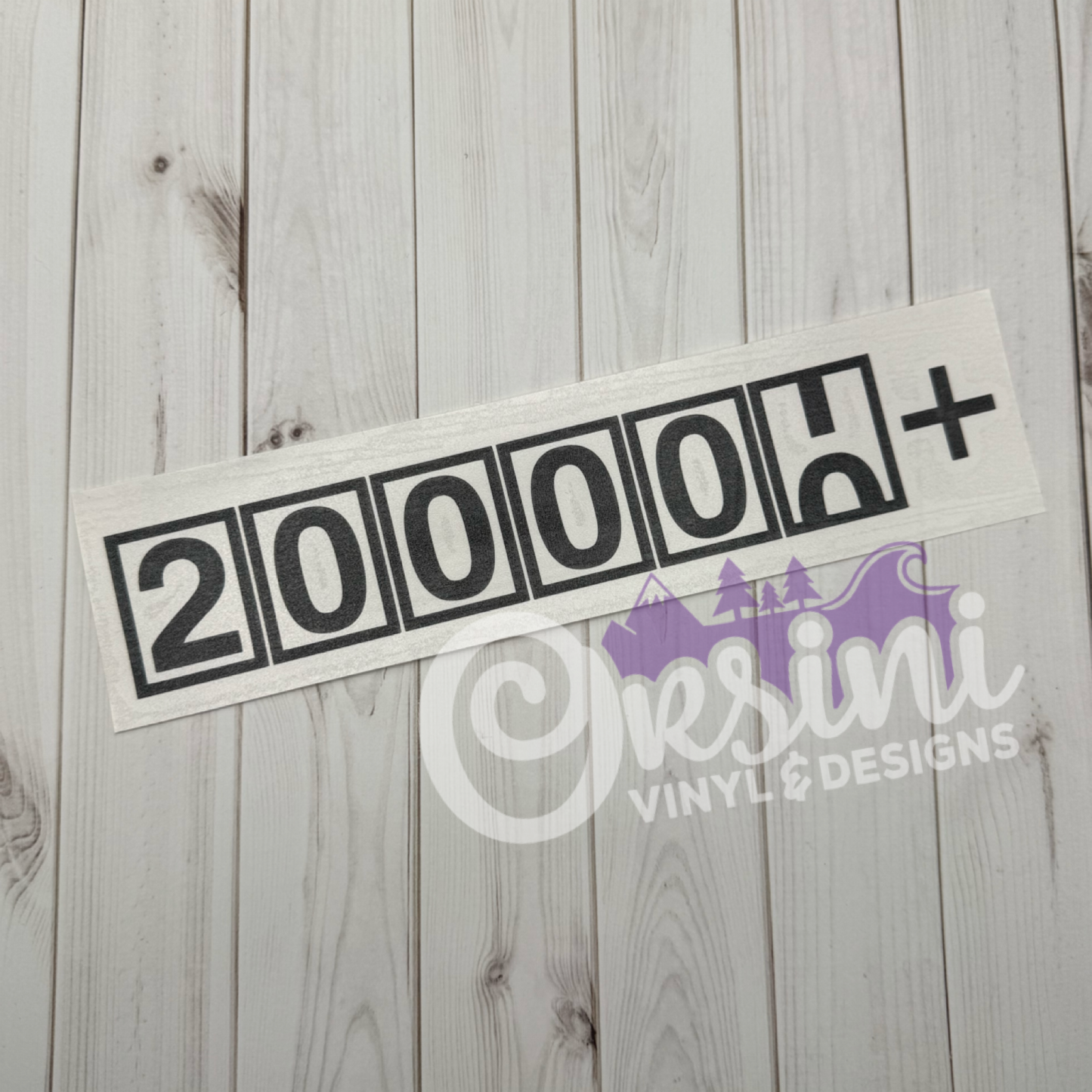 200k+ Odometer Decals (x2)