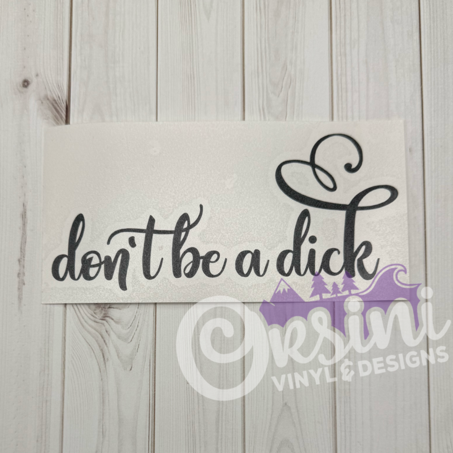 Don't be a Dick Decals (x2)