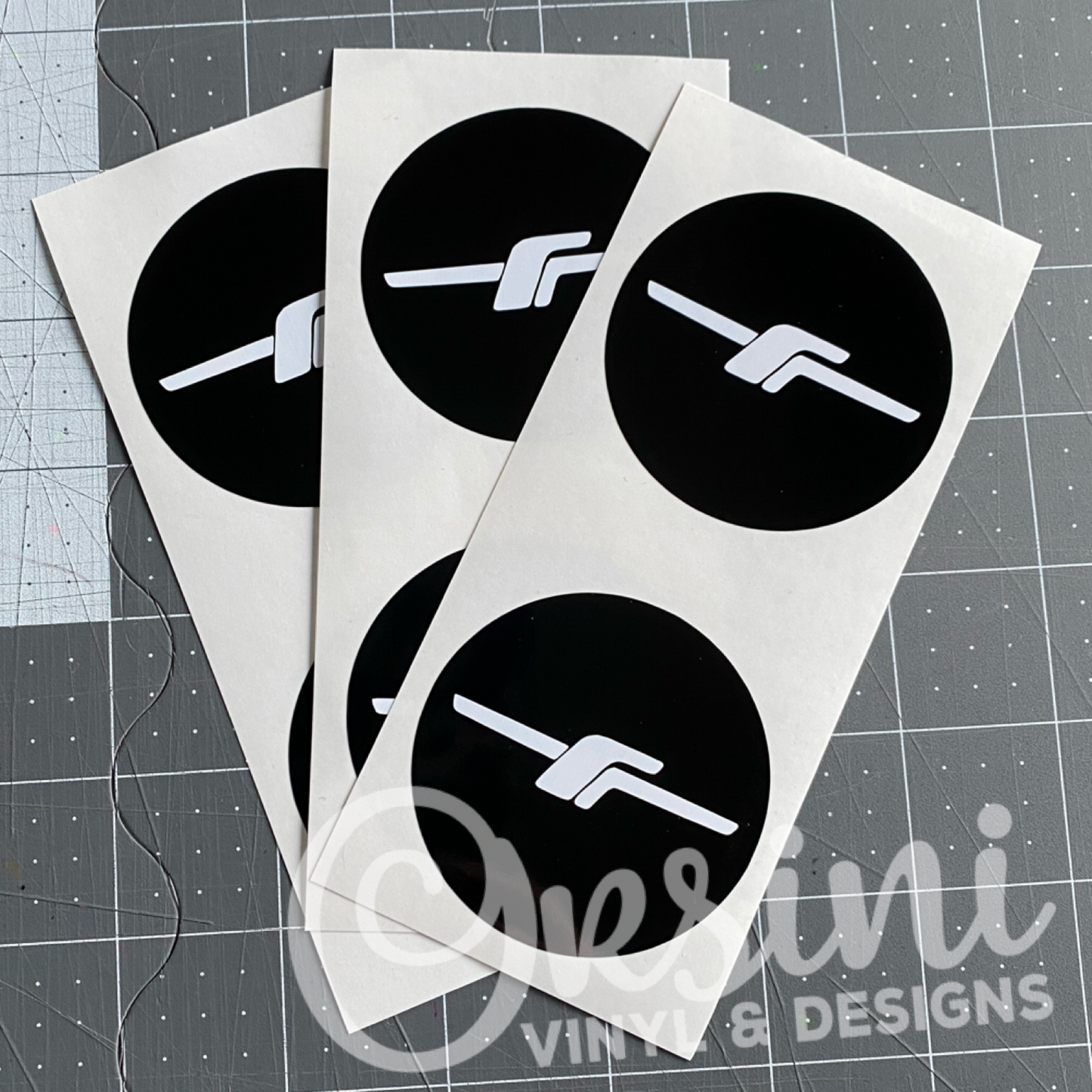 * Wheel Centercap Overlay Decal Set - Forester F