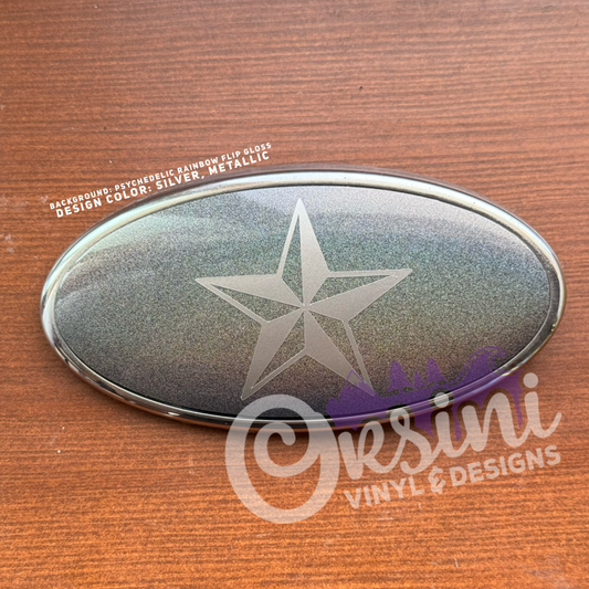 Nautical Star Emblem Overlay Decal Set