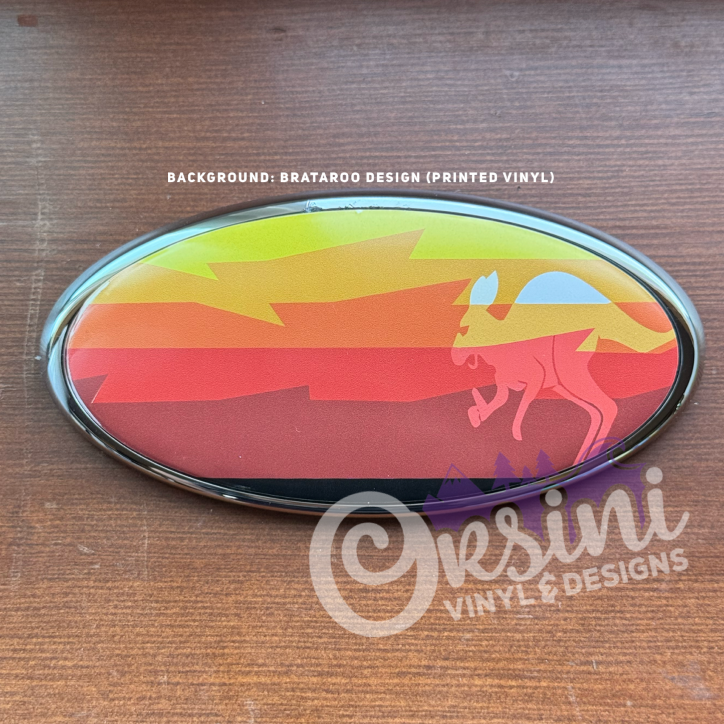 Brataroo Design (Printed Vinyl) Emblem Overlay Decal Set