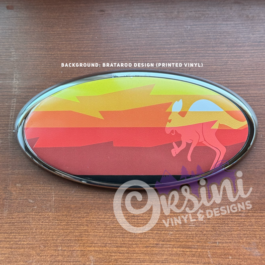 Brataroo Design (Printed Vinyl) Emblem Overlay Decal Set