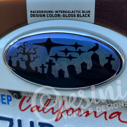 * Cemetery (Bats or Crow) Emblem Overlay Decal Set