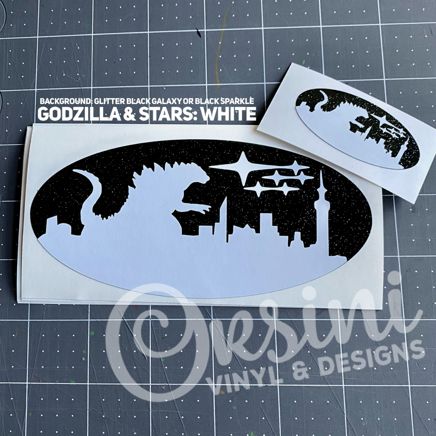 *Godzilla Emblem Overlay Set