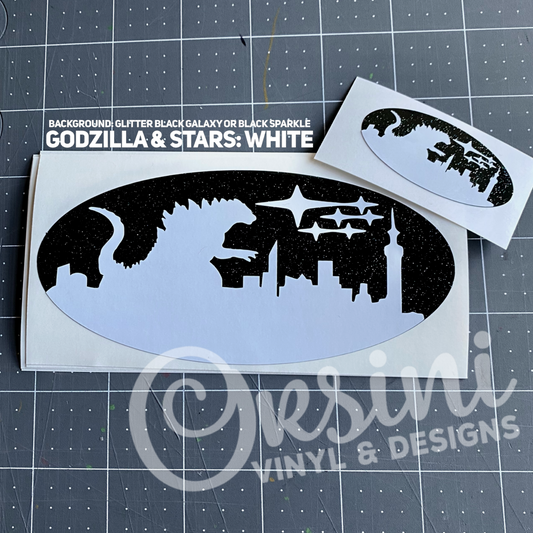 * Godzilla Emblem Overlay Decal Set