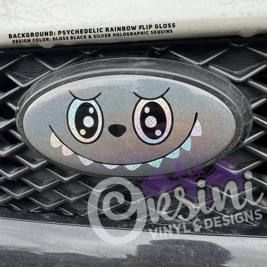 Monster Face Emblem Overlay Decal Set