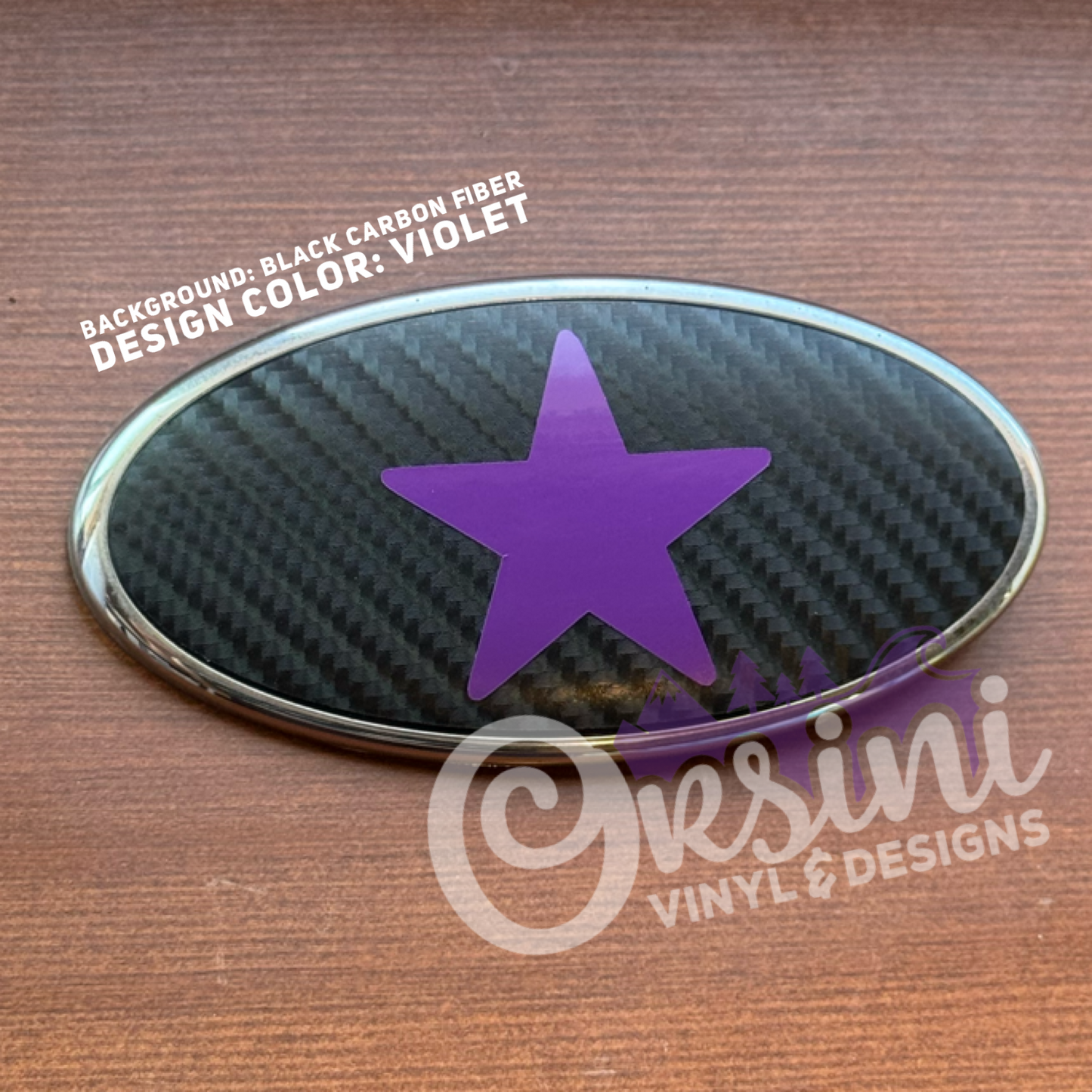 Solid Star (5-pointed) Emblem Overlay Decal Set