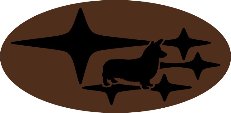 * YOUR DOG in Stars - Pick your breed! Emblem Overlay Decal Set