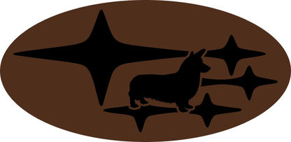 * YOUR DOG in Stars - Pick your breed! Emblem Overlay Decal Set