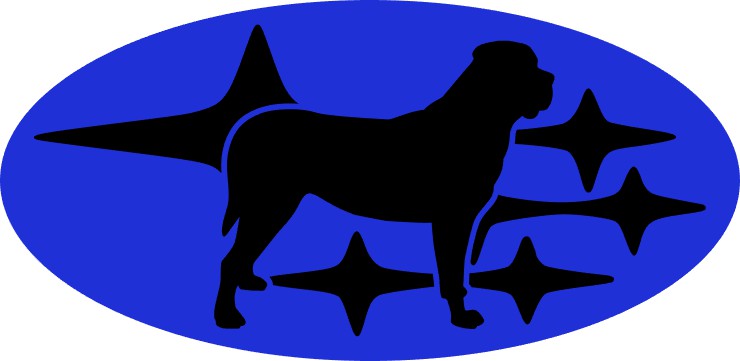 * YOUR DOG in Stars - Pick your breed! Emblem Overlay Decal Set