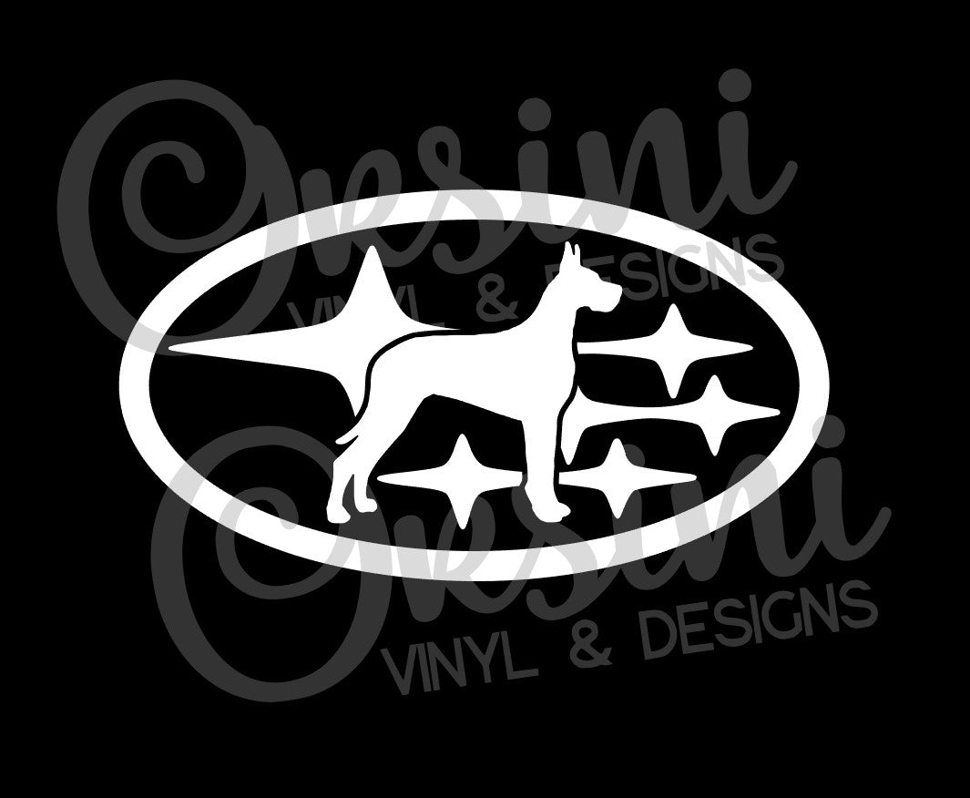 * YOUR DOG in Stars - Pick your breed! Decals (x2)