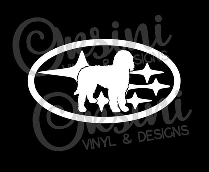 * YOUR DOG in Stars - Pick your breed! Decals (x2)