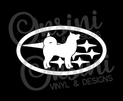 * YOUR DOG in Stars - Pick your breed! Decals (x2)