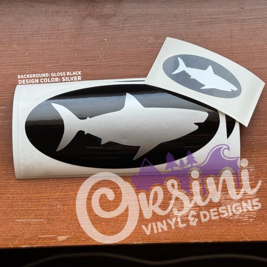 Shark Emblem Overlay Decal Set
