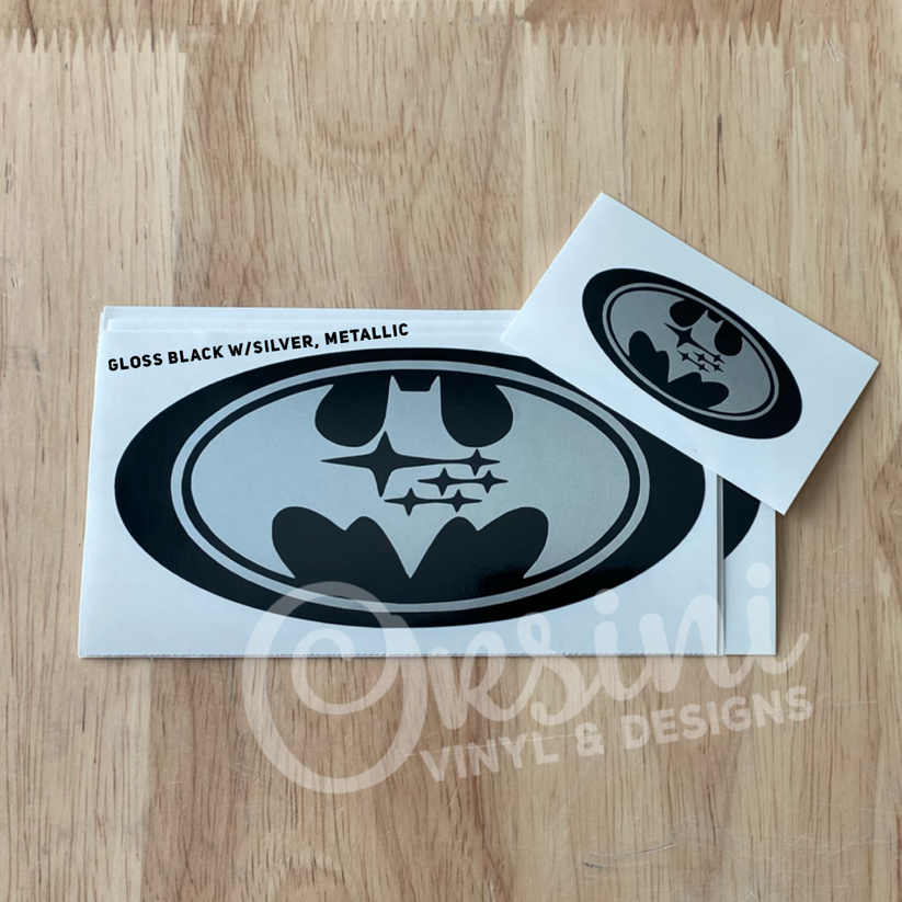 Batman Logo (1989) Emblem Overlay Decal Set – Orsini Vinyl & Designs