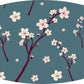 Teal Cherry Blossom Emblem Overlay Decal Set