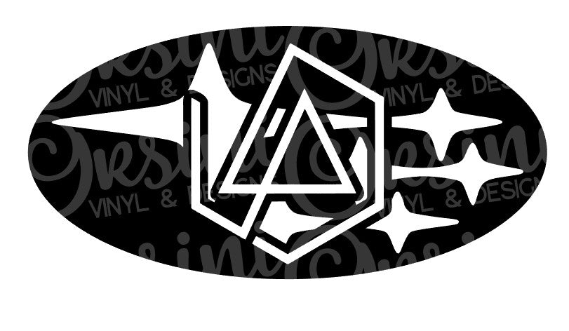 Linkin Park Logo Emblem Overlay Decal Set