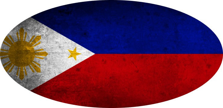 Philippines Flag Emblem Overlay Decal Set