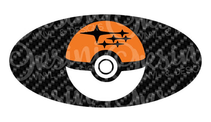 * Poké Ball Emblem Overlay Decal Set