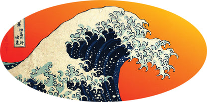 * The Great Wave Sunset (Printed Vinyl) Emblem Overlay Decal Set