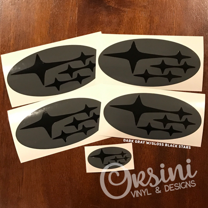 * Current Logo Emblem Overlay Decal Set