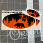 Bear in Trees Emblem Overlay Decal Set