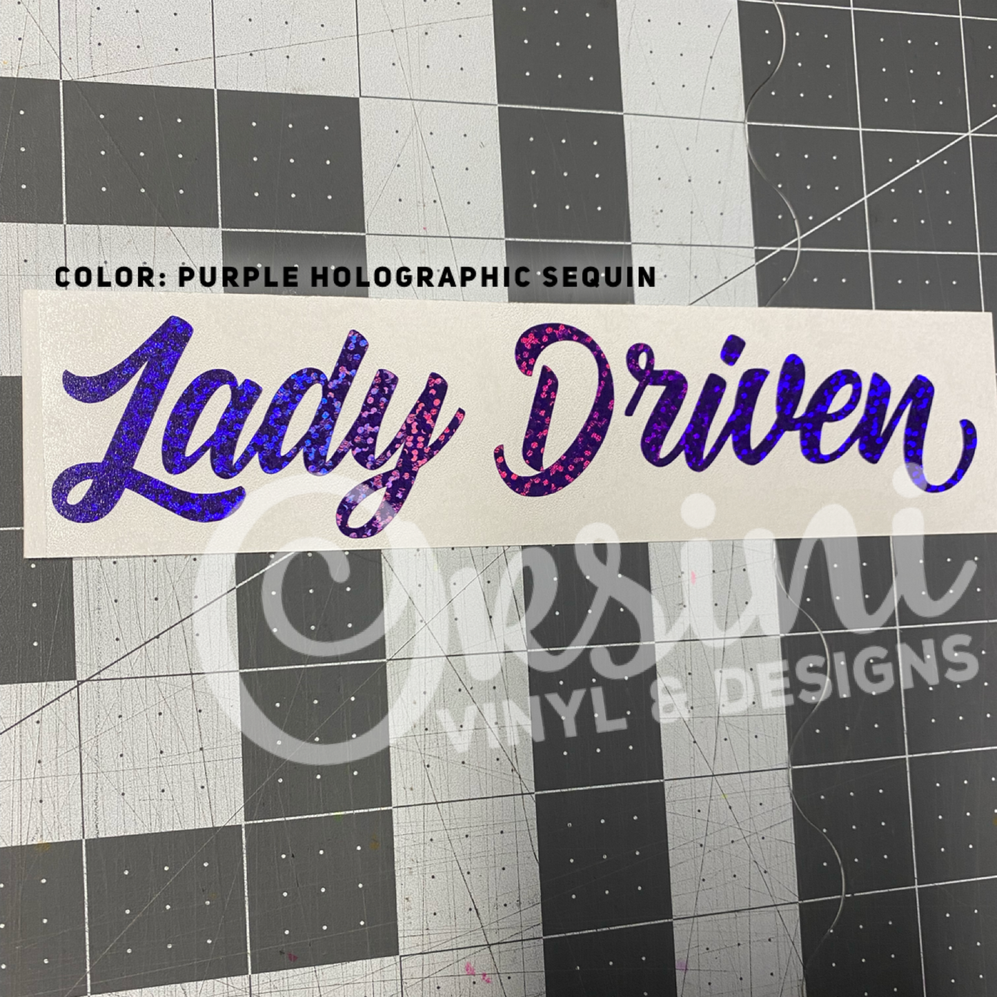 Lady Driven Decal