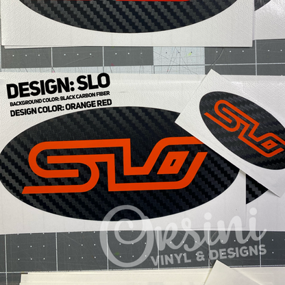 * SLO Emblem Overlay Decal Set