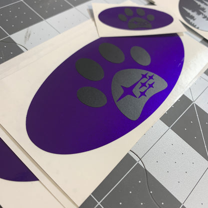 * Paw Print Emblem Overlay Set