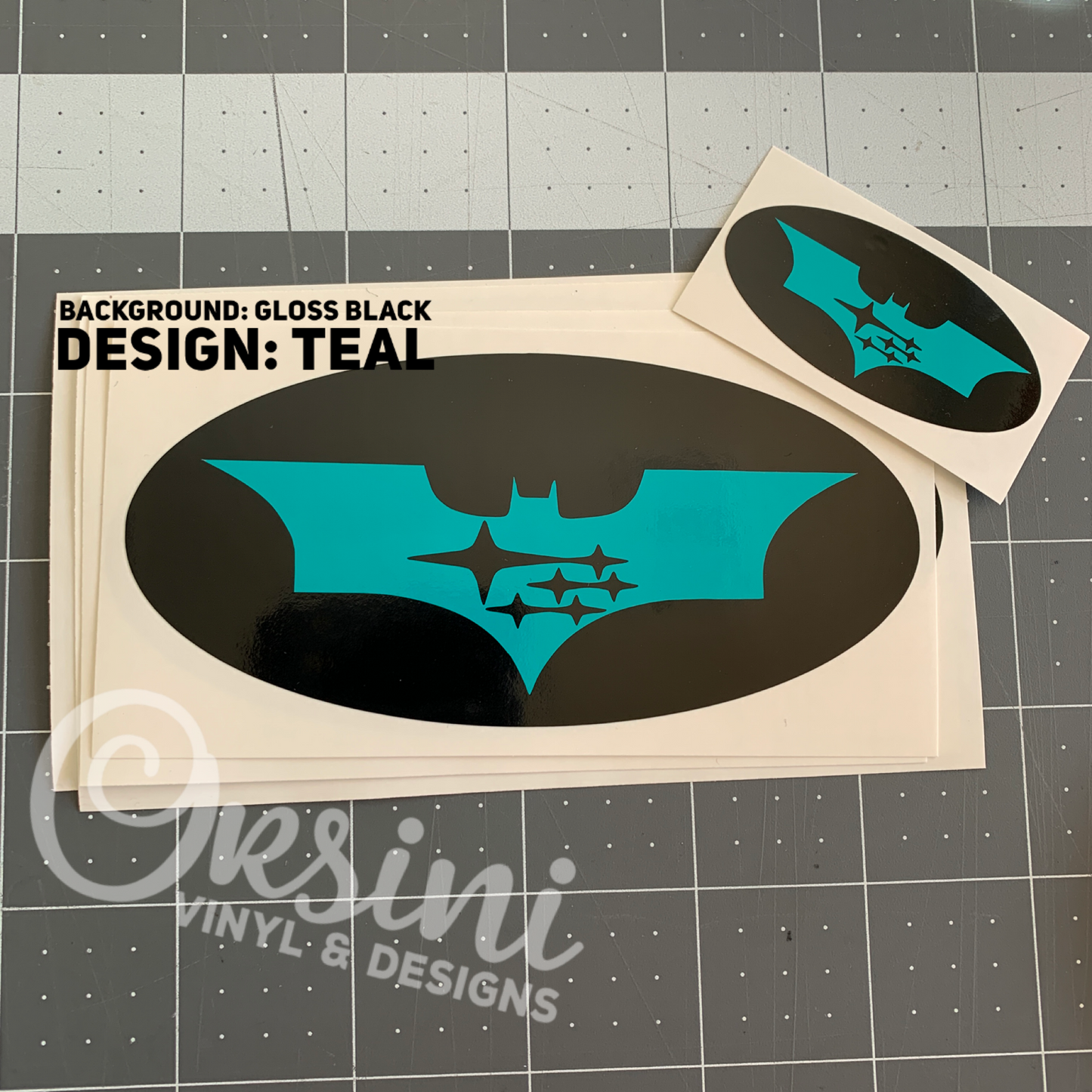 Batman Emblem Overlay Decal Set