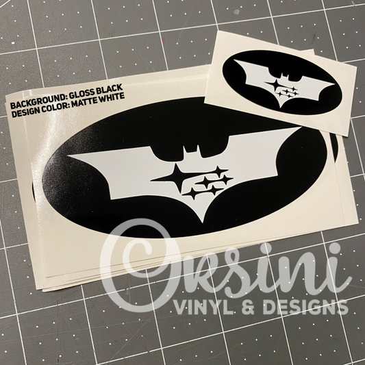 Batman Emblem Overlay Decal Set