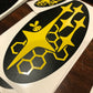 Honey Bee Emblem Overlay Decal Set