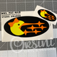 Pac-Man Emblem Overlay Decal Set