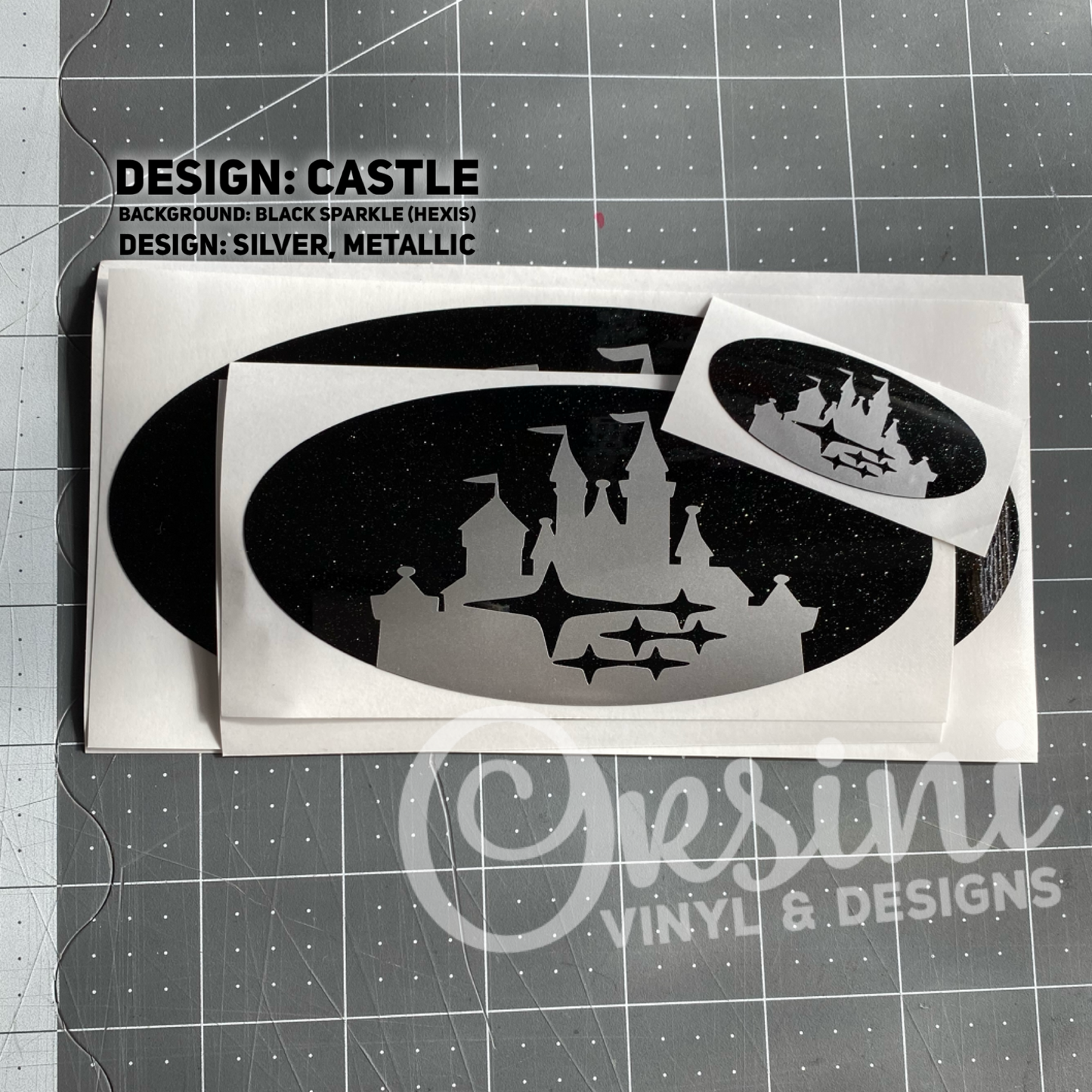 Castle Subaru Emblem Overlay Decal Set