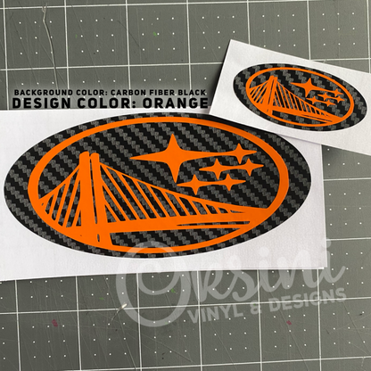 * Bay Bridge Emblem Overlay Decal Set