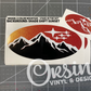 Two-Color Mountain *Stars in the Sky* Emblem Overlay Decal Set