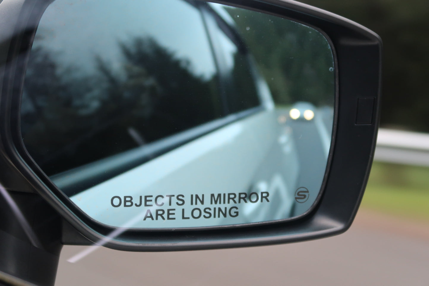 Objects in Mirror are Losing Decal (pair)