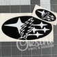 Grateful Dead Lightning Bolt Emblem Overlay Decal Set