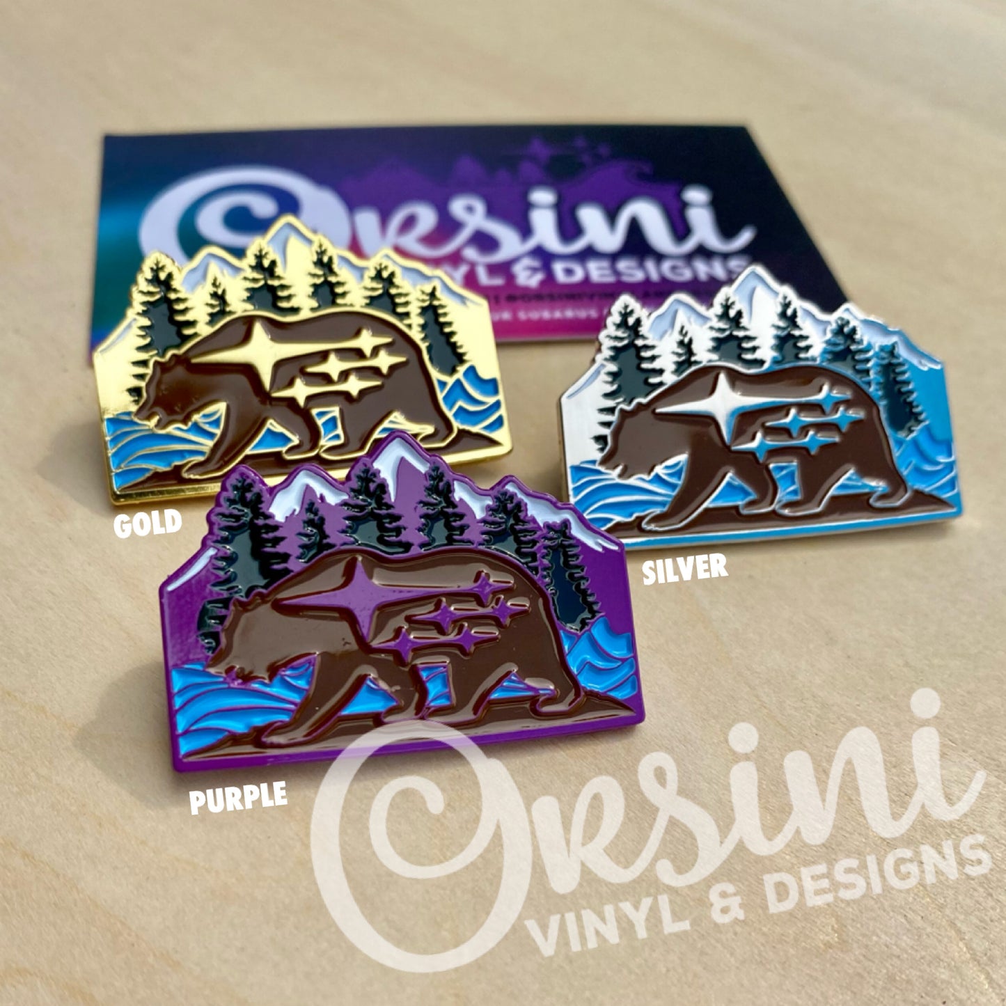 Orsini Vinyl & Designs Enamel Pin
